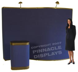 10ft WAVE popup trade show displays