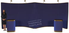 20 ft gullwing pop up trade show display