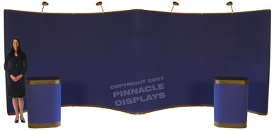 20ft gullwing popup trade show displays