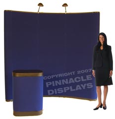8ft popup trade show displays
