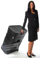 walking with upgraded shipping case