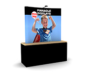 6ft tabletop trade show display with full graphics